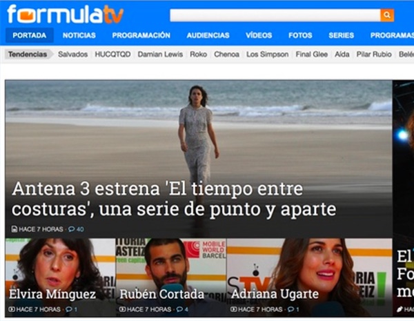 FormulaTV renueva su portada e incorpora el blog Teuvemix